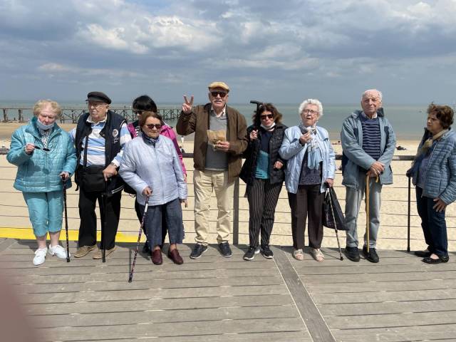 Promenade sur une plage de Noirmoutier